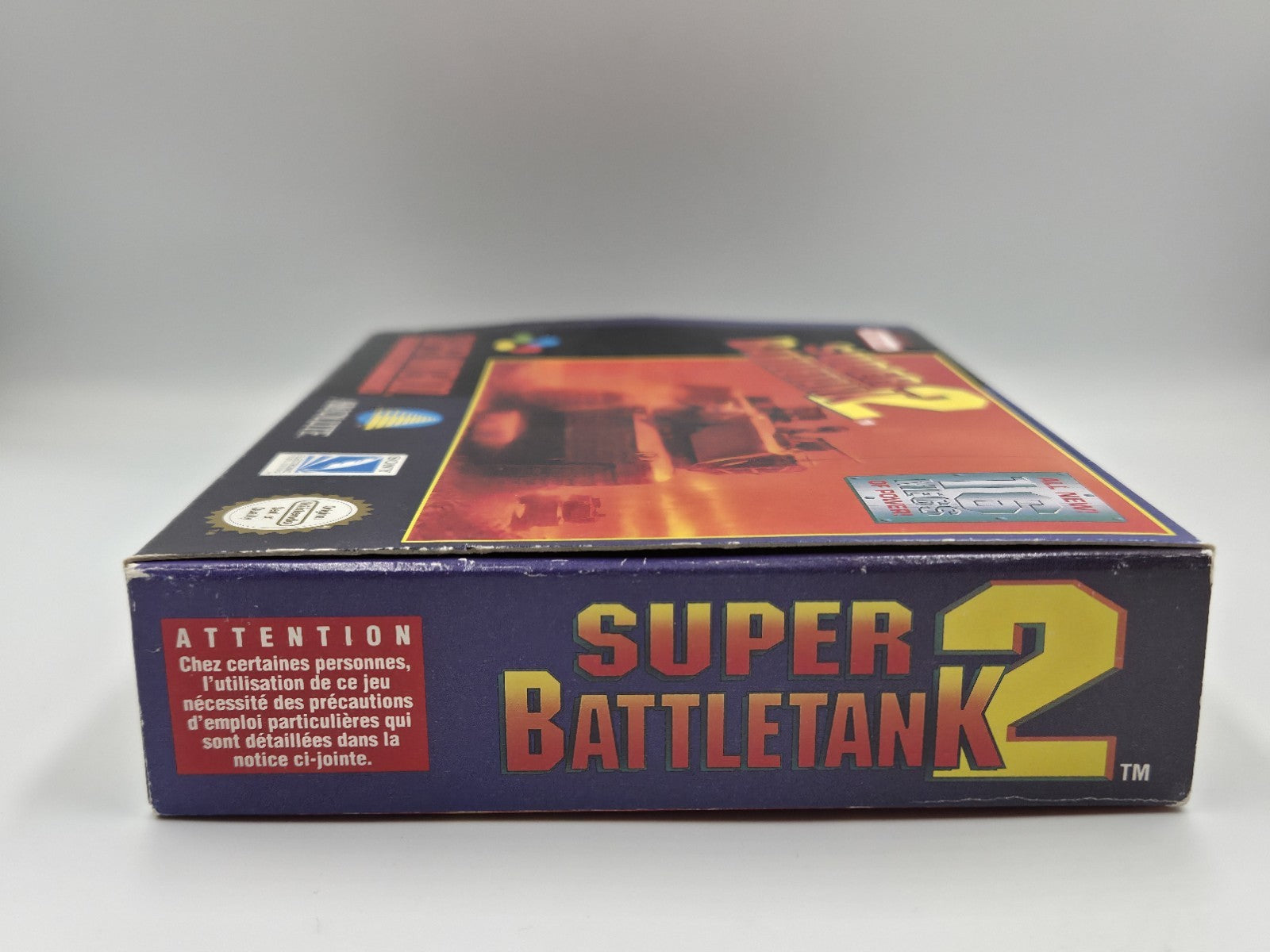 SNES Super Nintendo Super Battletank 2 mit OVP und Anleitung UKV