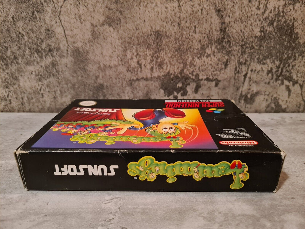 SNES Super Nintendo Lemmings mit OVP und Anleitung FRG - T-Retro-Games 