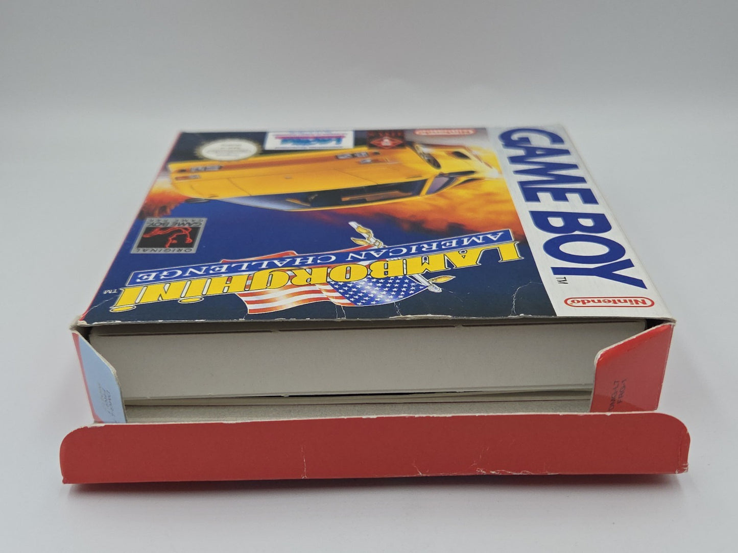 Game Boy Classic Spiel Lamborghini American Challenge mit OVP und Anleitung FRG