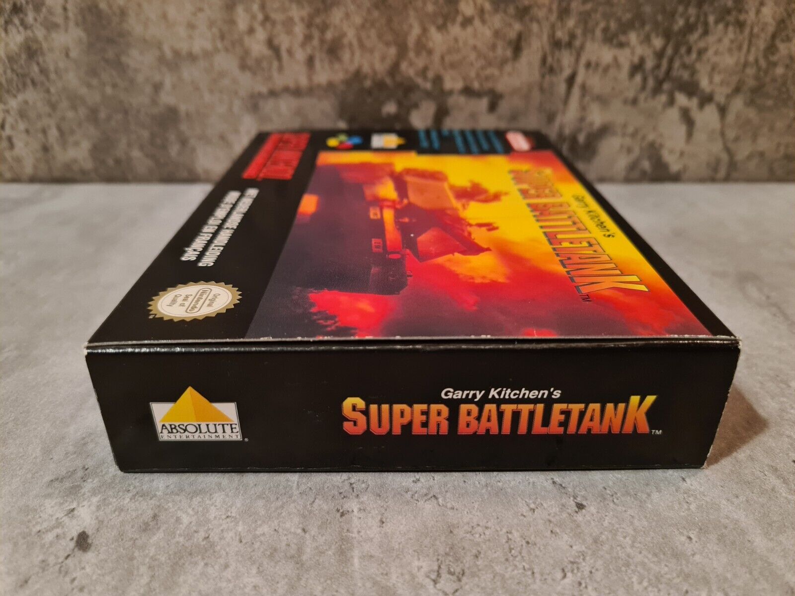 SNES Super Nintendo Super Battletank mit OVP und Anleitung FAH - T-Retro-Games 
