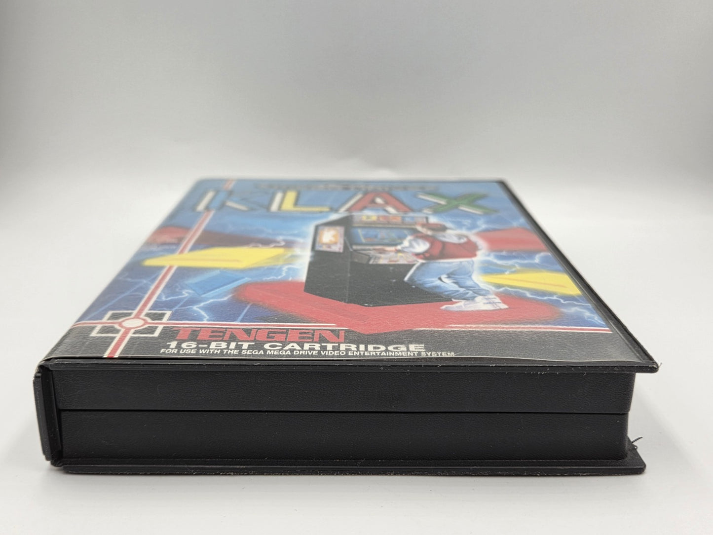 Sega Mega Drive Spiel Klax mit OVP und Anleitung Multilingual 