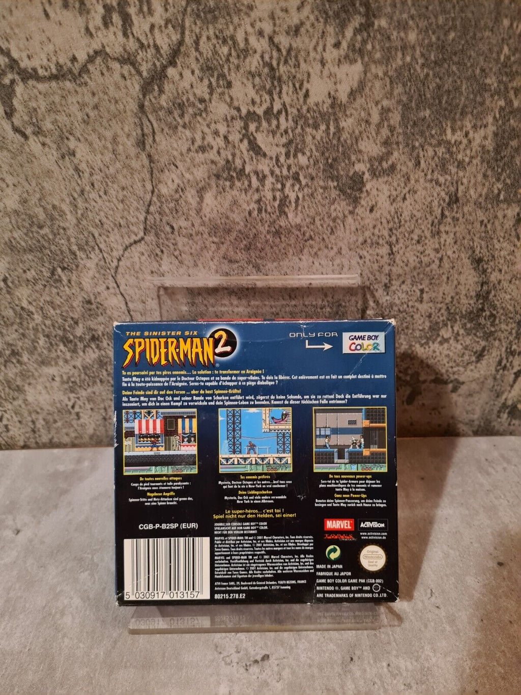 Nintendo Gameboy Color Spider-Man 2 The Sinister Six mit OVP und Anleitung EUR - T-Retro-Games 