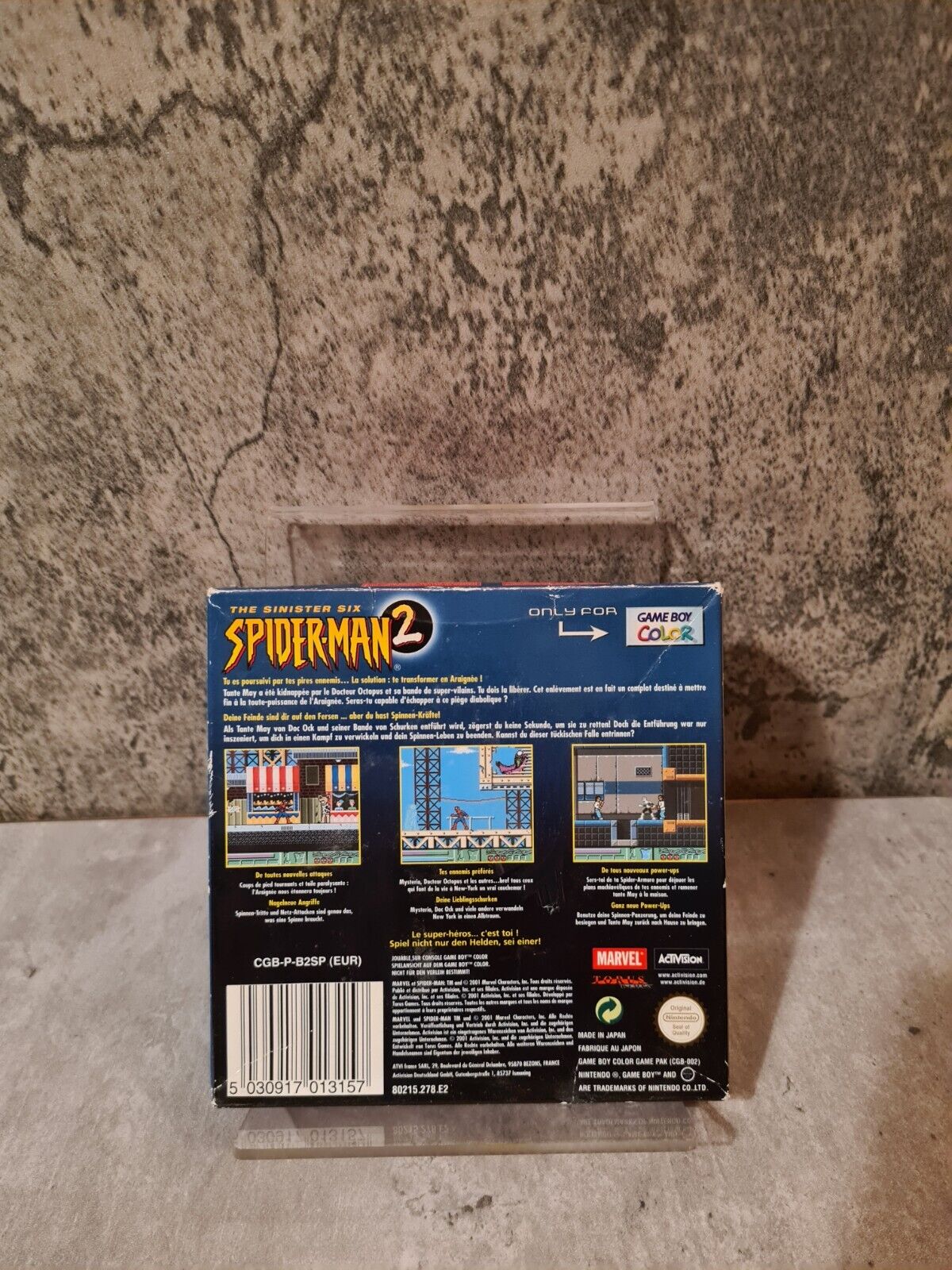 Nintendo Gameboy Color Spider-Man 2 The Sinister Six mit OVP und Anleitung EUR - T-Retro-Games 