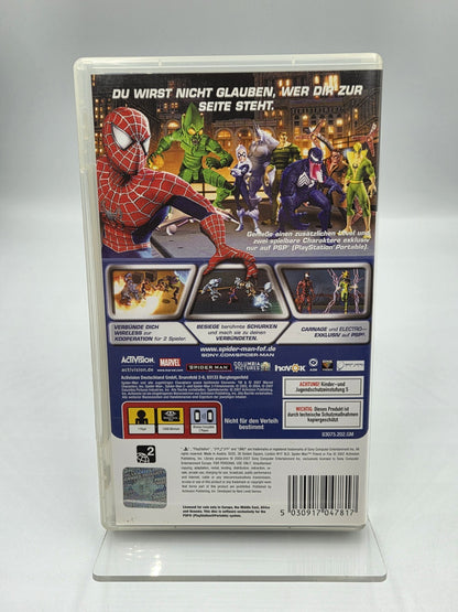 Sony PSP Spiel Spider-Man Freund oder Feind mit OVP und Anleitung Deutsch