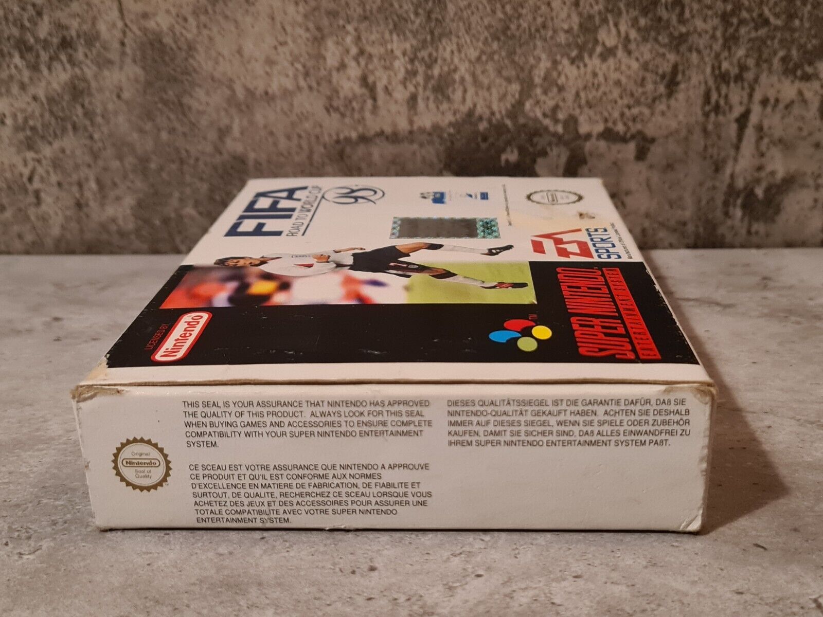 SNES Super Nintendo Fifa 98 Road to World Cup mit OVP und Anleitung EUR - T-Retro-Games 