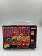 SNES Super Nintendo Spiel Bazooka Blitzkrieg mit OVP und Anleitung NTSC USA