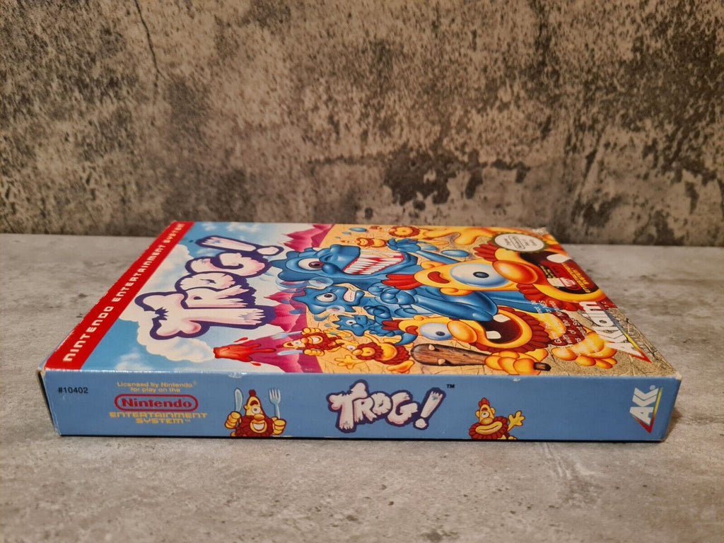 NES Trog! mit OVP und Anleitung FRG - T-Retro-Games 