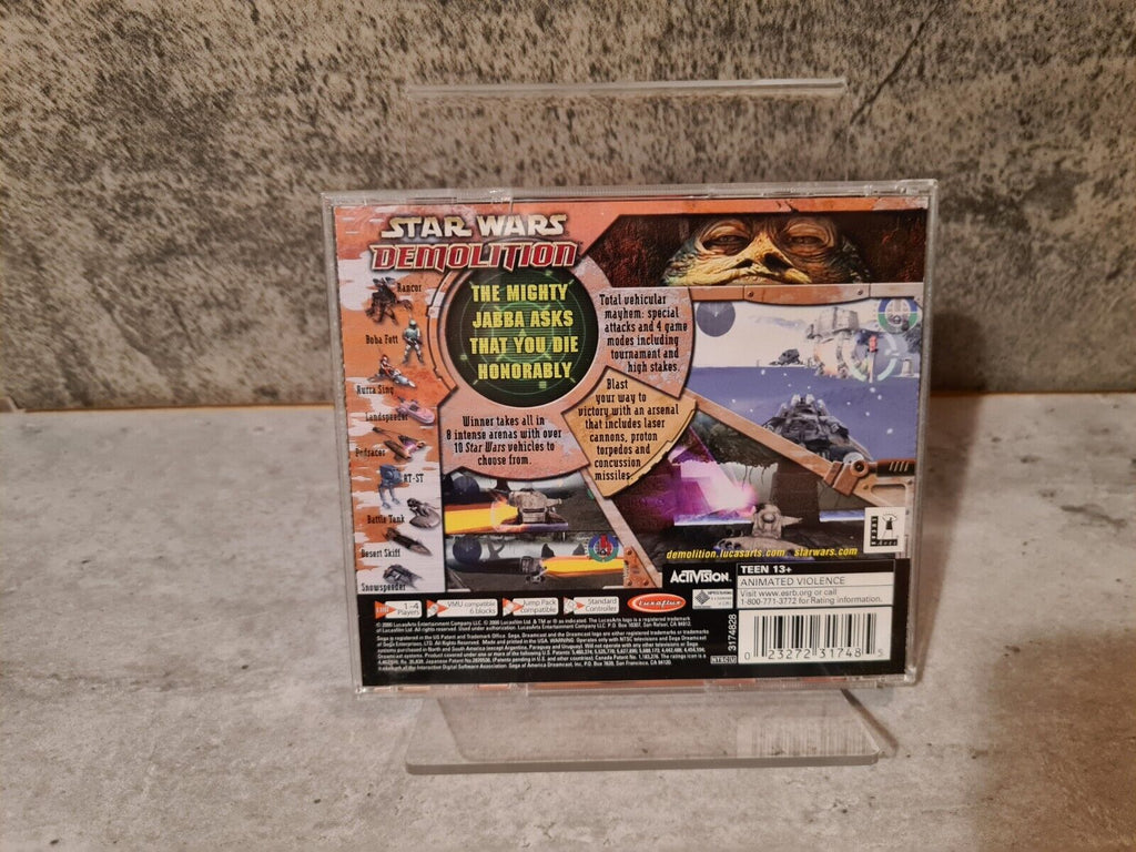 Sega Dreamcast Star Wars Demolition mit OVP und Anleitung USA - T-Retro-Games 
