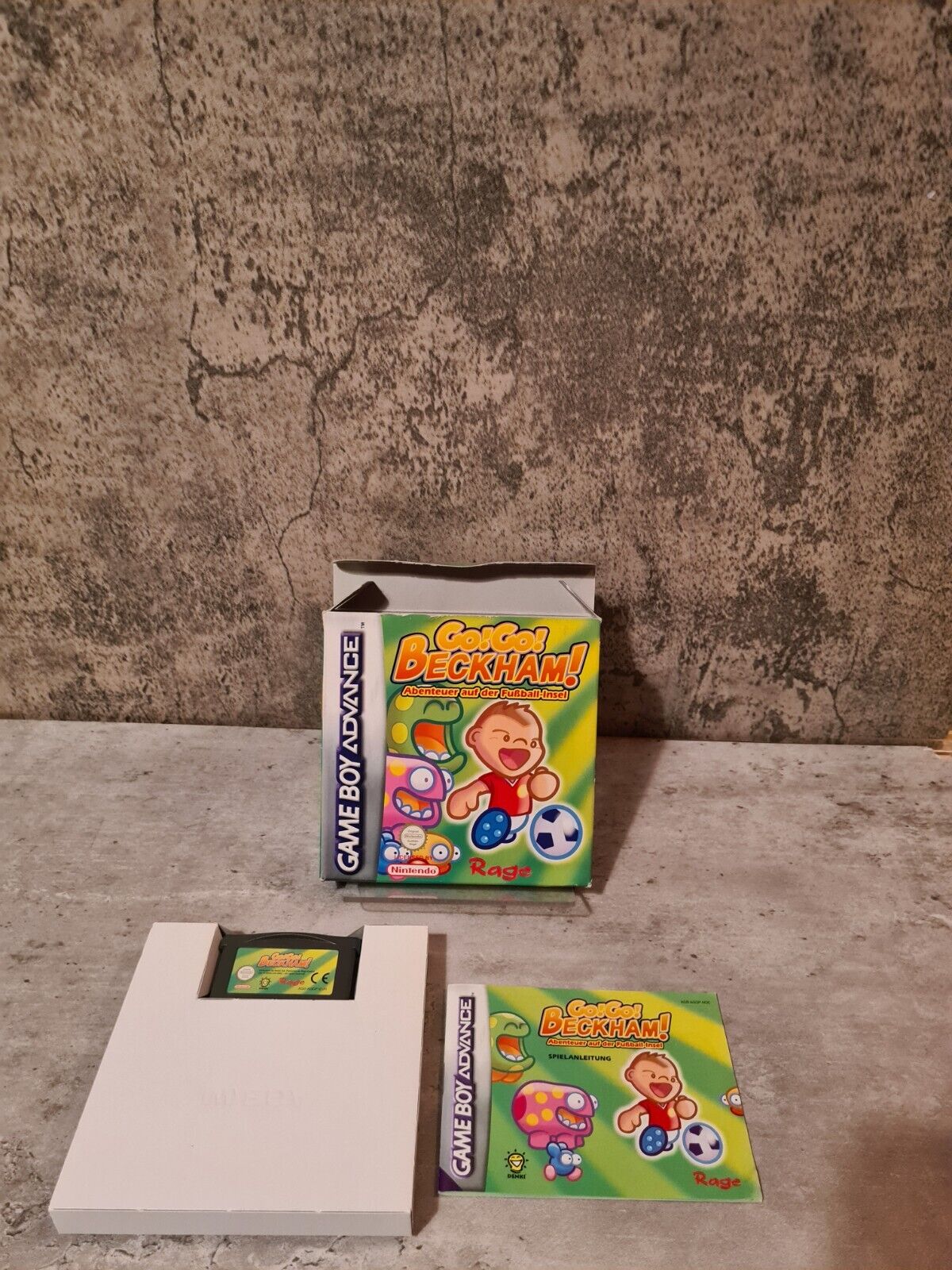 Nintendo Gameboy Advance Go!Go! Beckham! mit OVP und Anleitung NOE - T-Retro-Games 