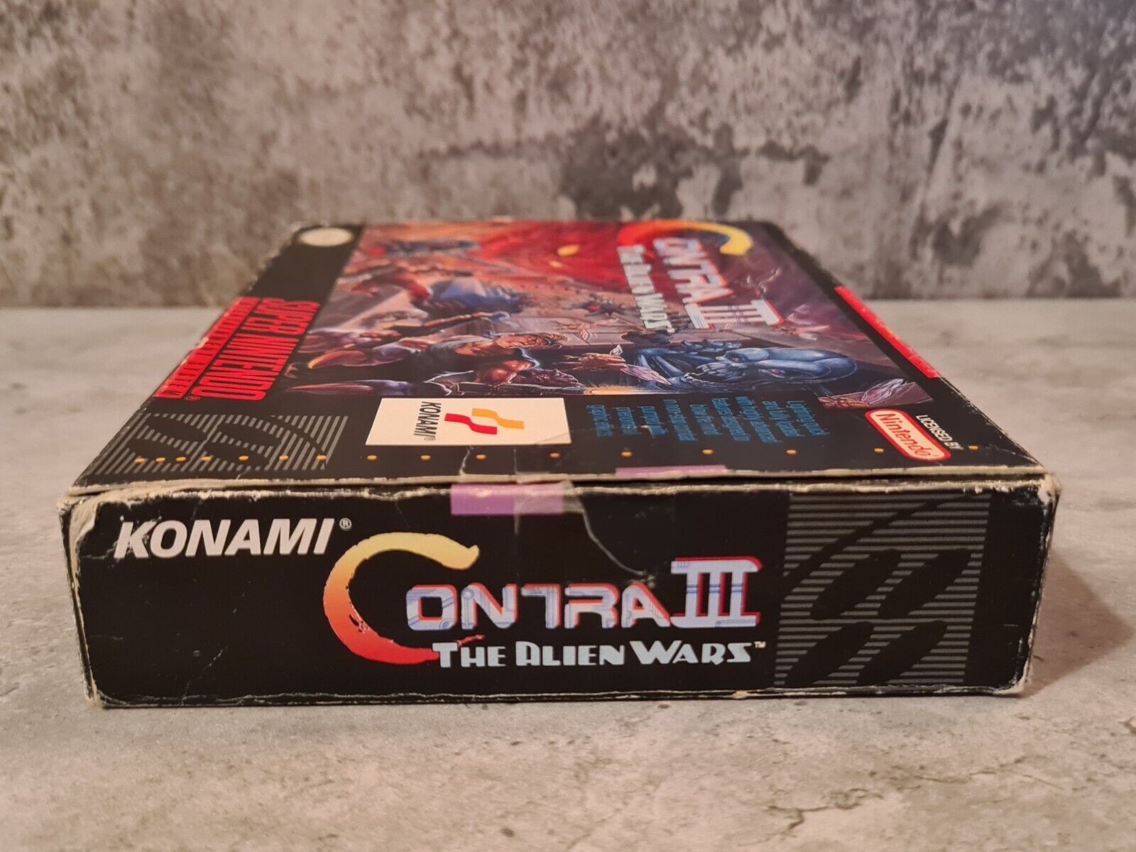SNES Super Nintendo Contra III The Alien Wars mit OVP und Anleitung NTSC-USA - T-Retro-Games 