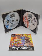 PS1 Playstation 1 Street Fighter Collection mit OVP + Anleitung  2 Discs