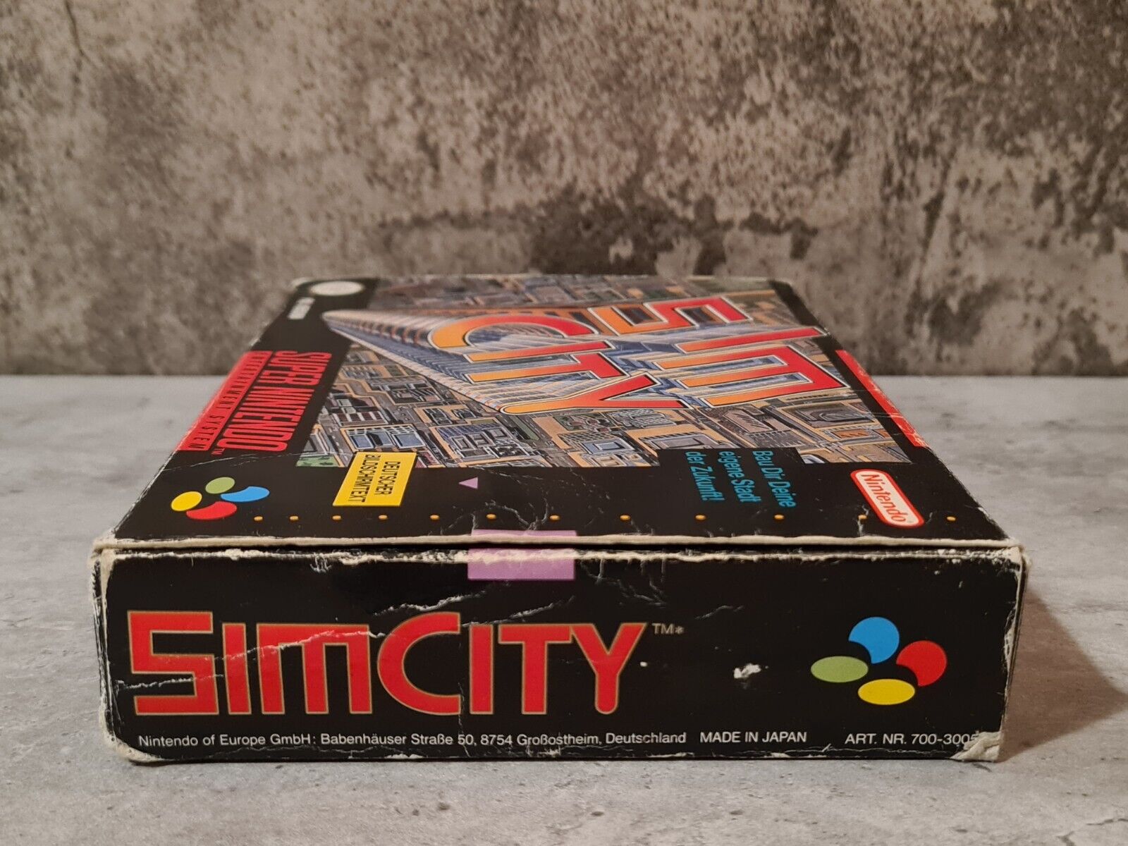 SNES Super Nintendo Sim City mit OVP und Anleitung NOE/SFRG - T-Retro-Games 
