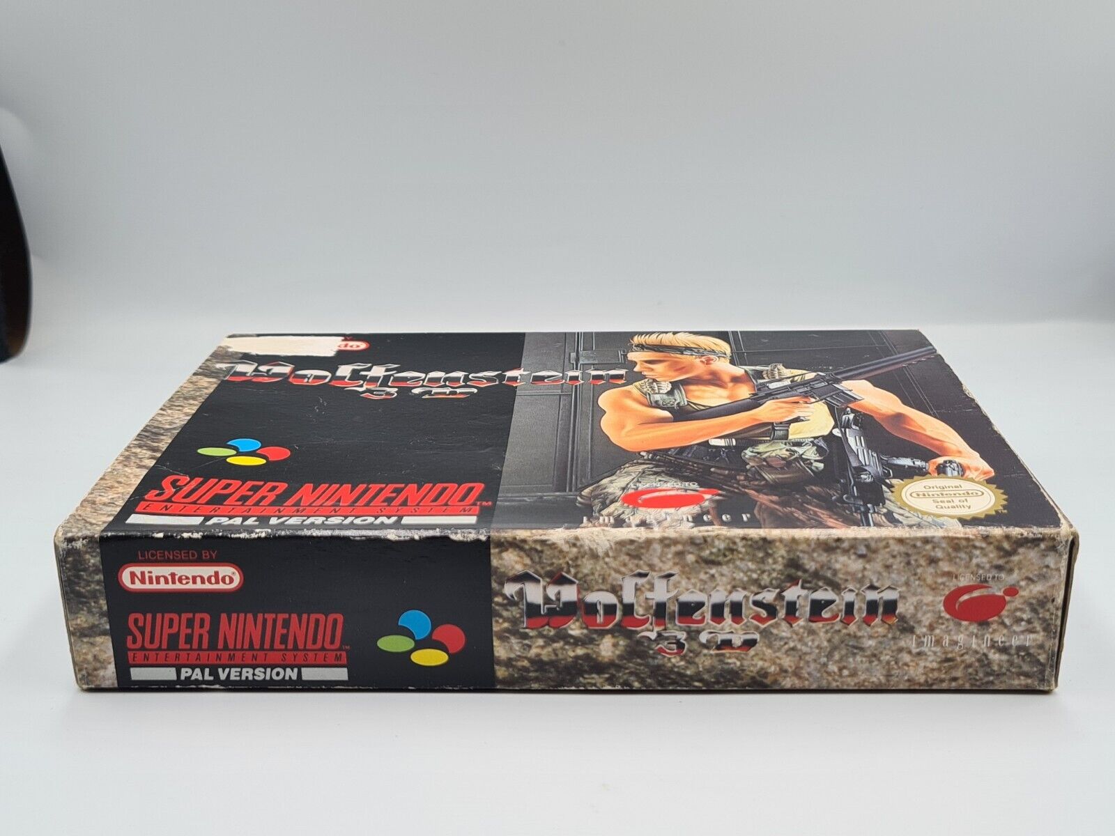 SNES Super Nintendo Wolfenstein 3D mit OVP und Anleitung FAH / UKV - T-Retro-Games 