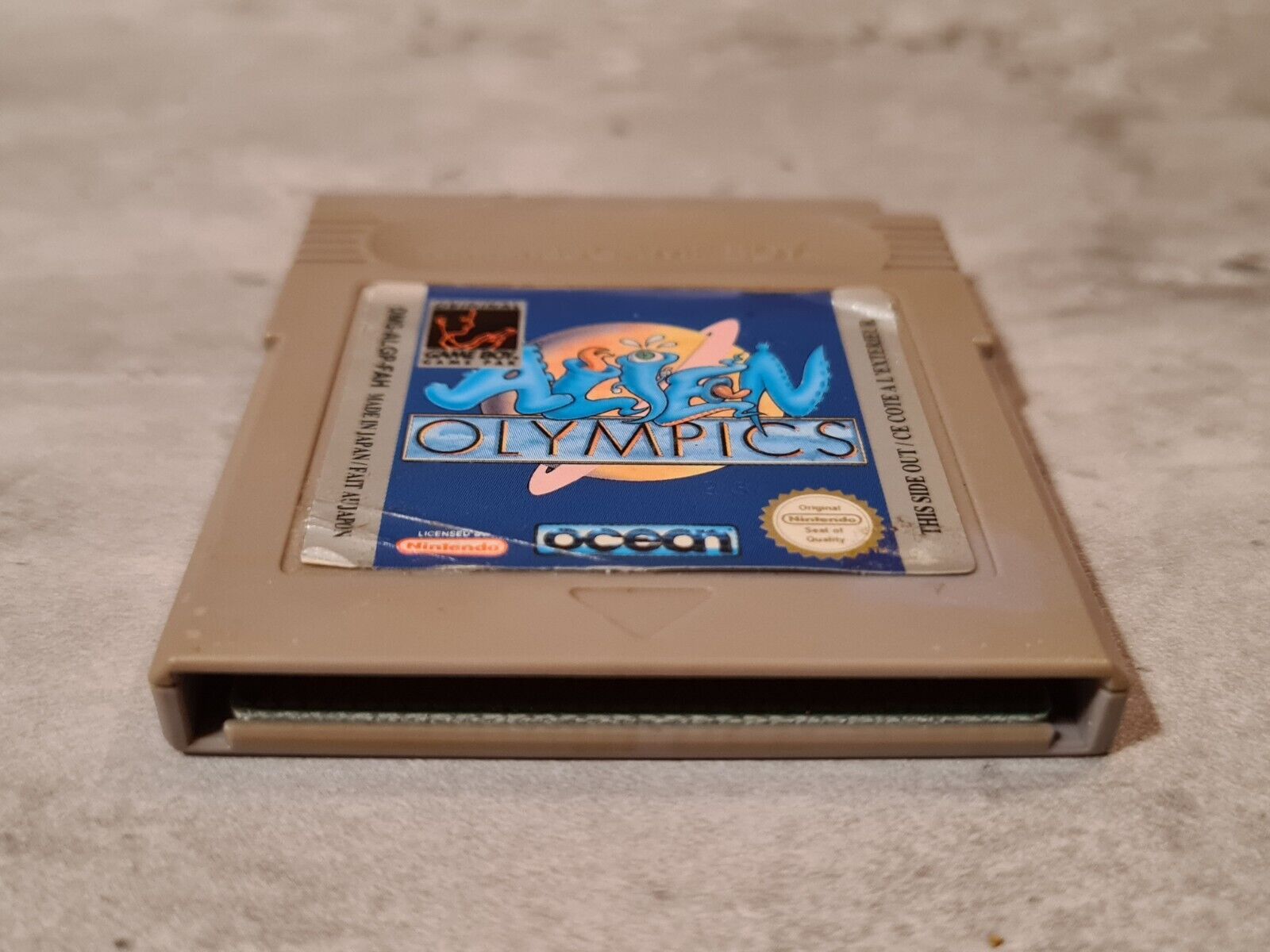 Nintendo Game Boy Classic Spiel Alien Olympics Modul FAH - T-Retro-Games 
