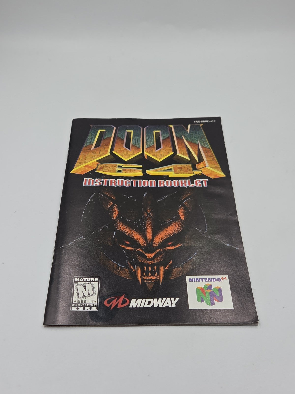 N64 Nintendo 64 Spiel Doom 64 mit OVP und Anleitung USA NTSC