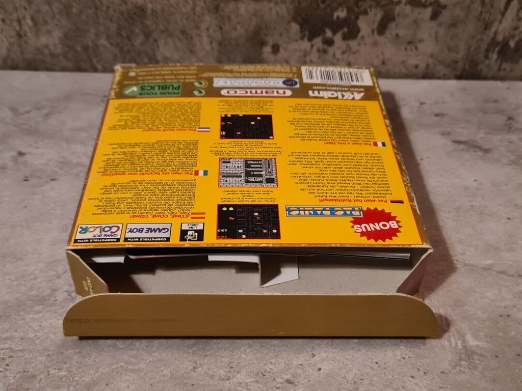 Nintendo Game Boy Color Pac-Man Special Colour Edition mit OVP und Anleitung EUR - T-Retro-Games 