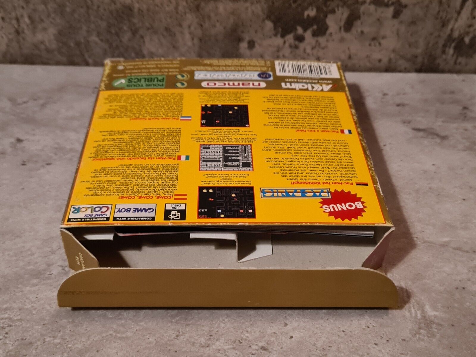 Nintendo Game Boy Color Pac-Man Special Colour Edition mit OVP und Anleitung EUR - T-Retro-Games 
