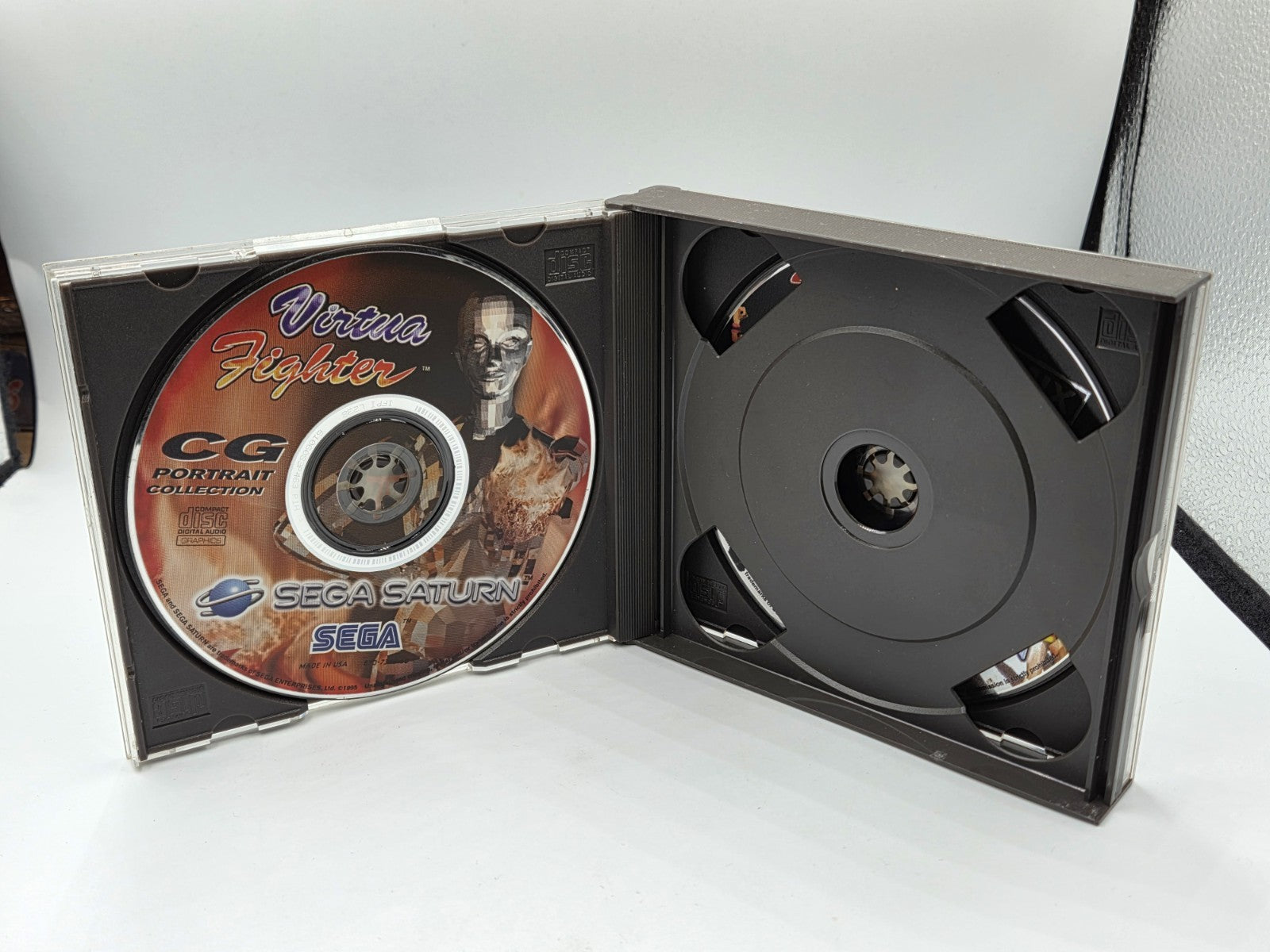 Sega Saturn Virtua Fighter C.G. Portrait Collection mit OVP 2 Discs 