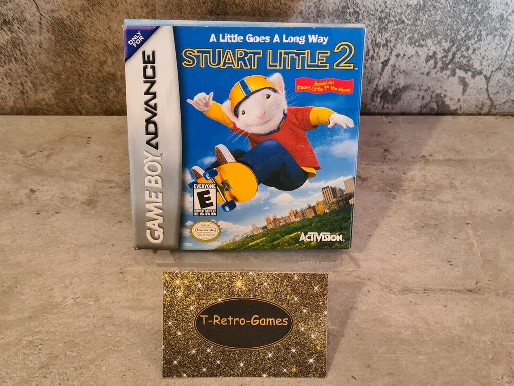 Nintendo Game Boy Advance Spiel Stuart Little 2 mit OVP und Anleitung USA - T-Retro-Games 