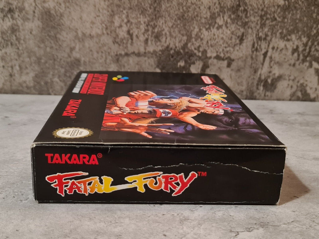 SNES Super Nintendo Fatal Fury mit OVP und Anleitung NOE - T-Retro-Games 