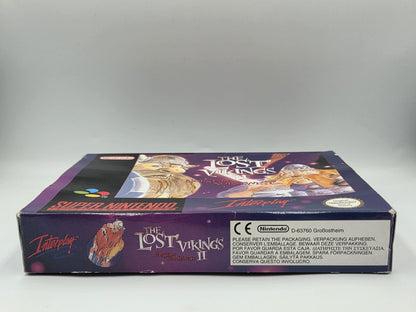 SNES Super Nintendo The Lost Vikings II mit OVP und Anleitung EUR