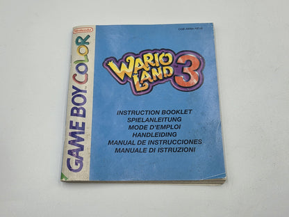 Nintendo Game Boy Color Wario Land 3 mit OVP und Anleitung EUR
