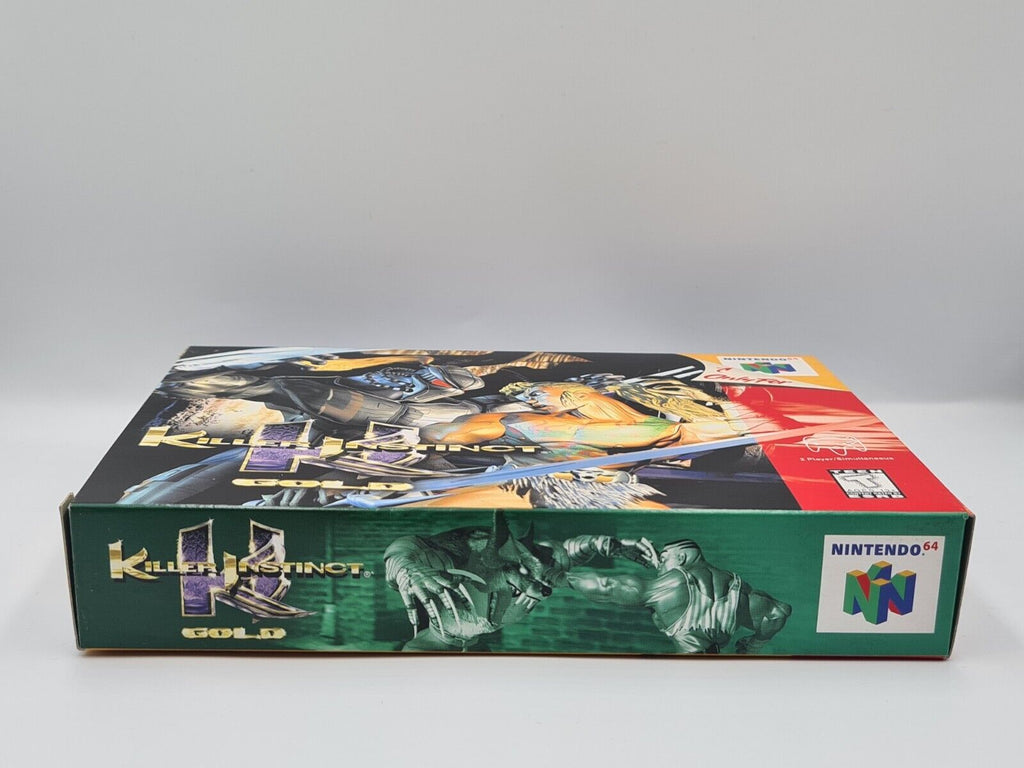 N64 Nintendo 64 Killer Instinct Gold mit OVP und Anleitung USA NTSC - T-Retro-Games 