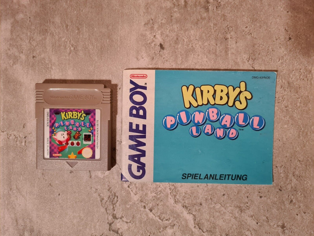 Nintendo Game Boy Classic Kirby's Pinball Land mit OVP und Anleitung NOE - T-Retro-Games 