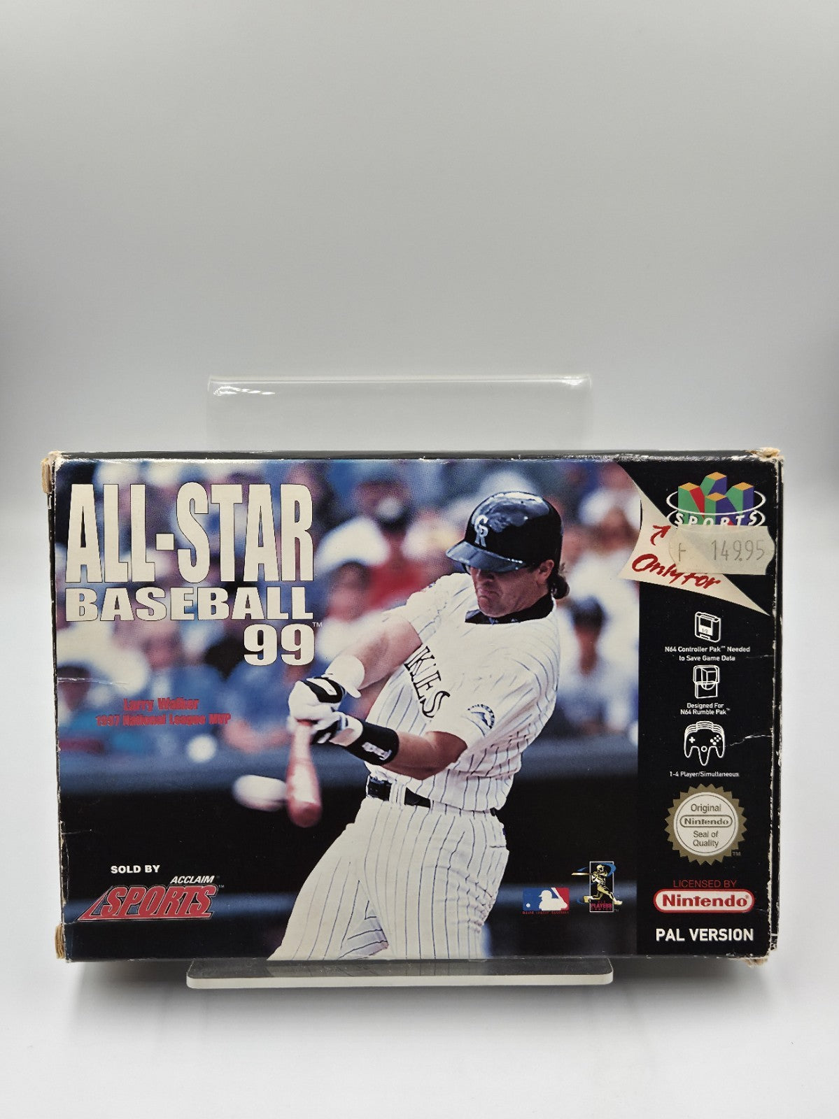 N64 Nintendo 64 Spiel All-Star Baseball 99 mit OVP und Anleitung EUR