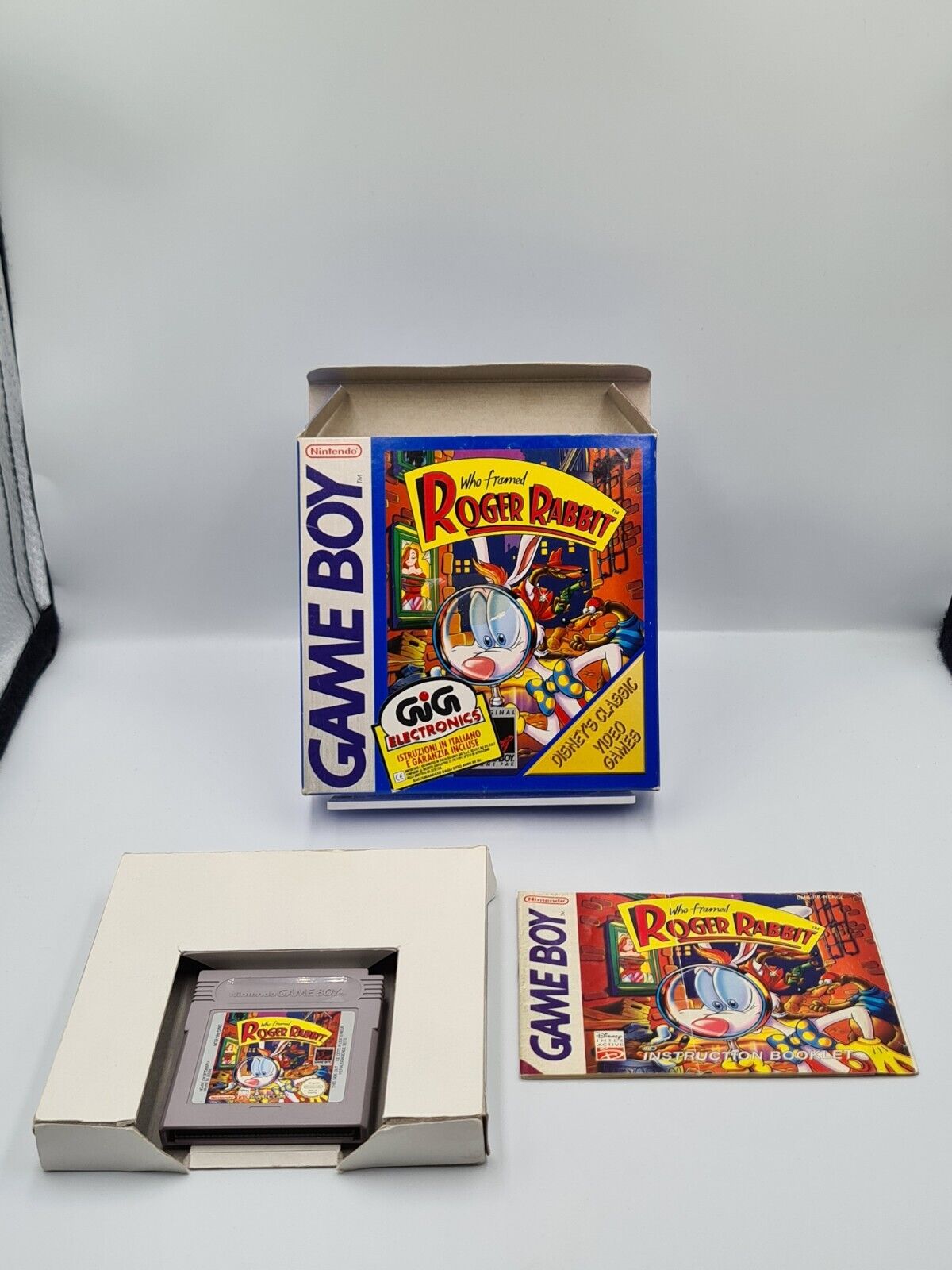 Nintendo Game Boy Classic Who Framed Roger Rabbit mit OVP und Anleitung ENGL - T-Retro-Games 