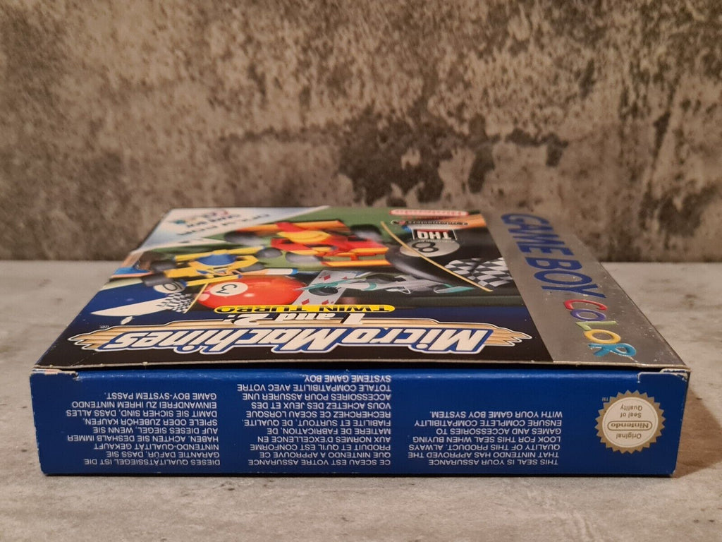 Game Boy Color Micro Machines 1 and 2 : Twin Turbo mit OVP und Anleitung EUR - T-Retro-Games 