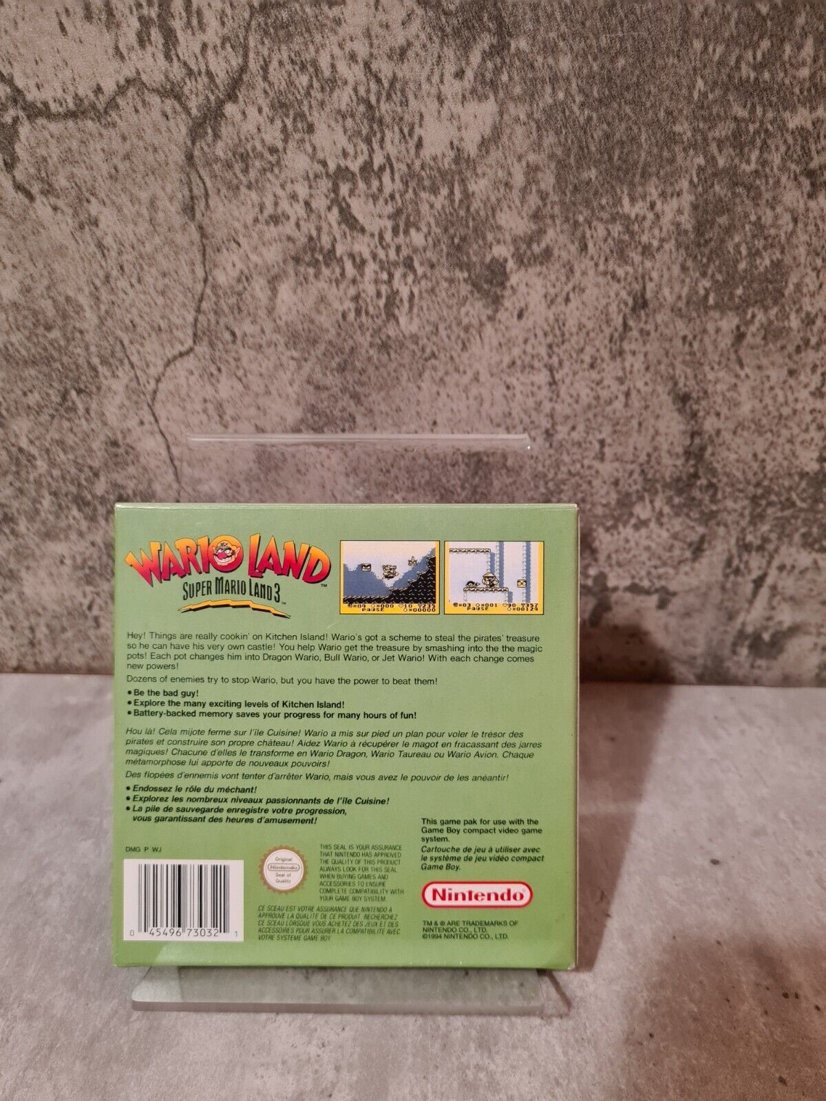 Nintendo Game Boy Wario Land Super Mario Land 3 mit OVP und Anleitung FAH - T-Retro-Games 