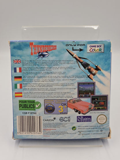 Nintendo Game Boy Color Spiel Thunderbirds mit OVP und Anleitung EUR