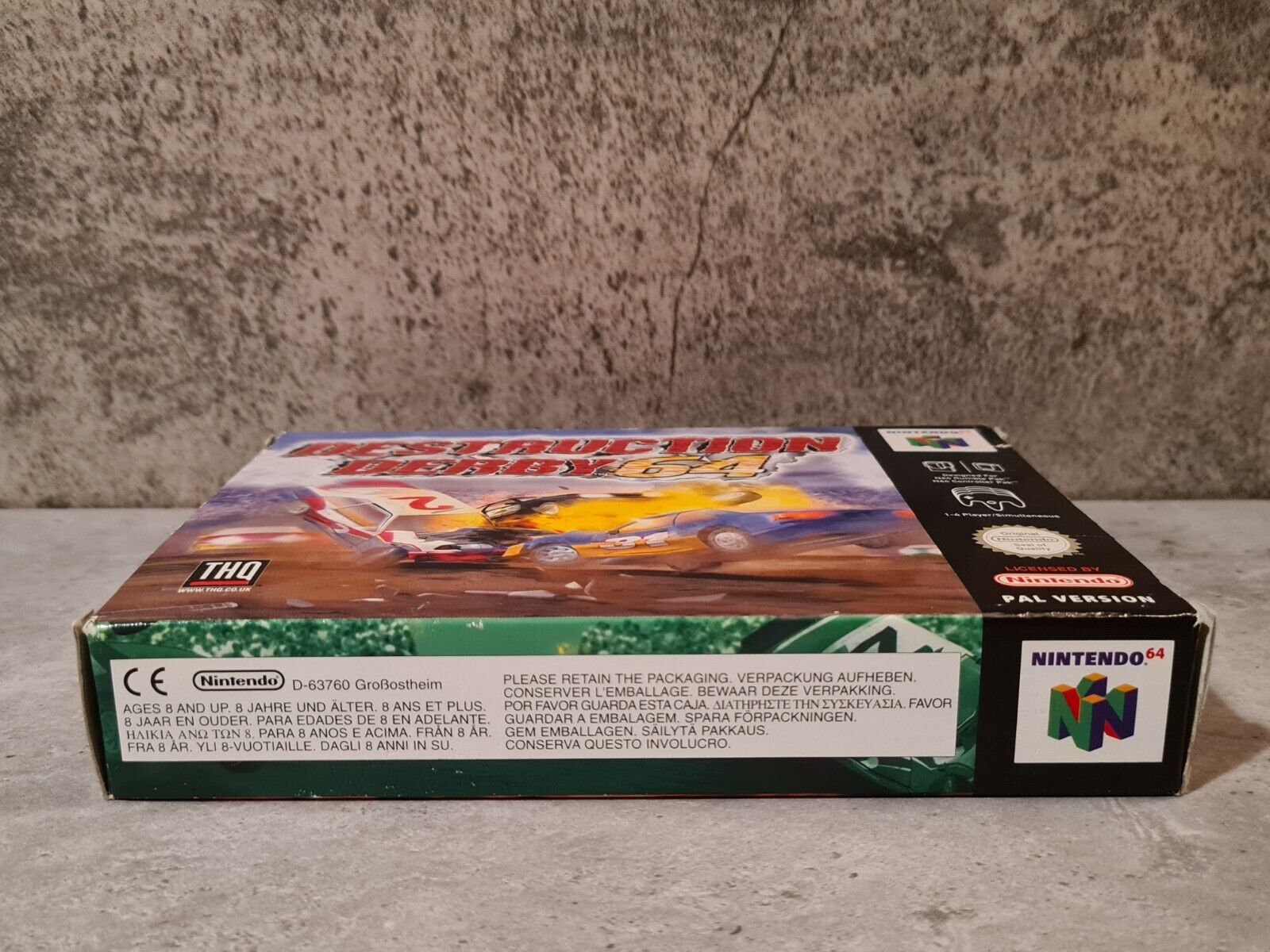 N64 Nintendo 64 Destruction Derby 64 mit OVP und Anleitung EUR - T-Retro-Games 