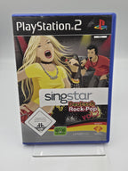 PS2 Playstation 2 Spiel Singstar Deutsch Rock-Pop mit OVP +  Anleitung
