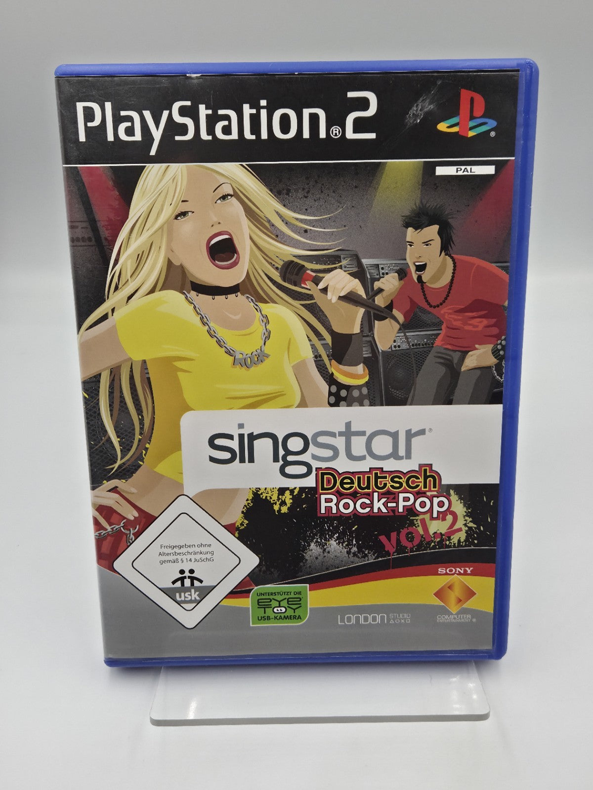 PS2 Playstation 2 Spiel Singstar Deutsch Rock-Pop mit OVP +  Anleitung