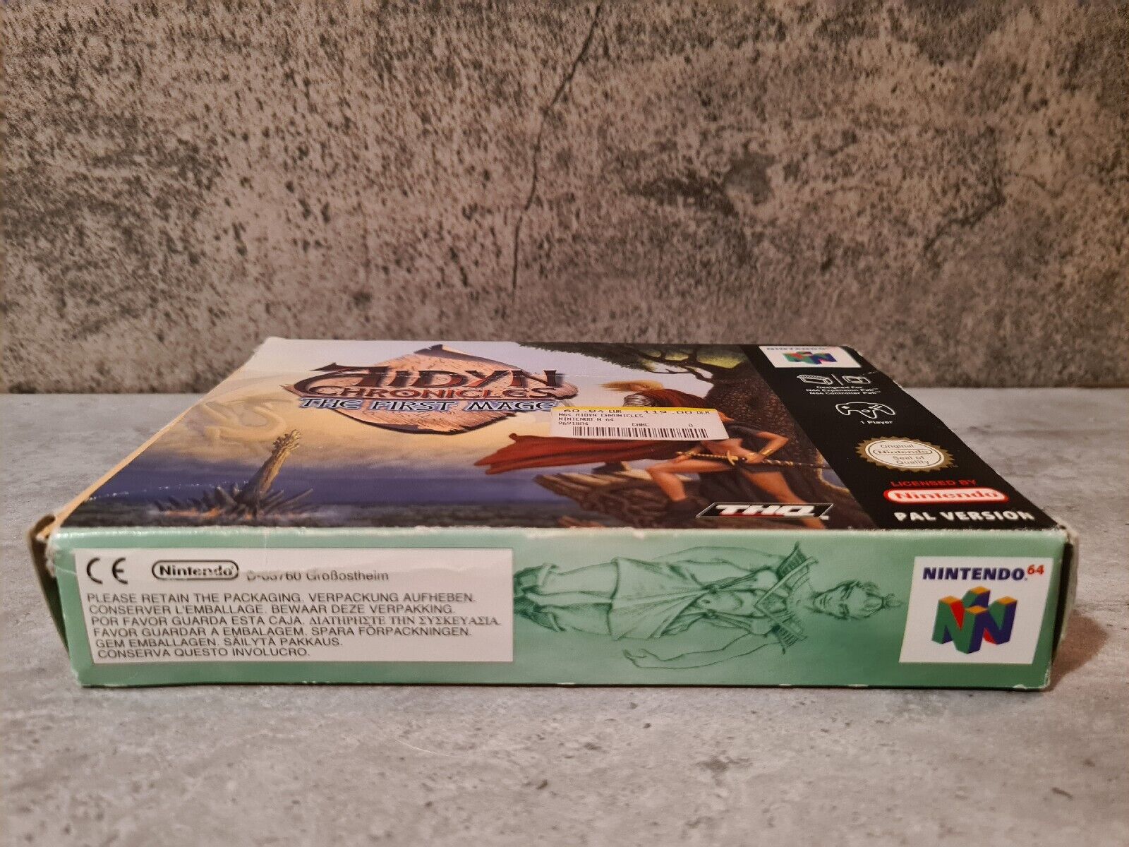 N64 Nintendo 64 Aidyn Chronicles The First Mage mit OVP und Anleitung EUR - T-Retro-Games 