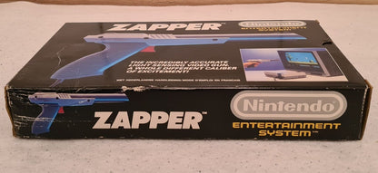 Nintendo NES Zapper Light Gun 1985 Grau Grey OVP - T-Retro-Games 