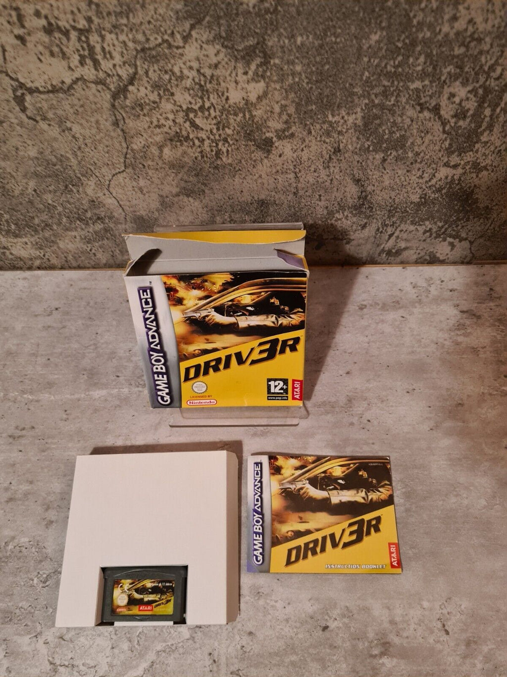 Nintendo Gameboy Advance Driv3r mit OVP und Anleitung EUR - T-Retro-Games 