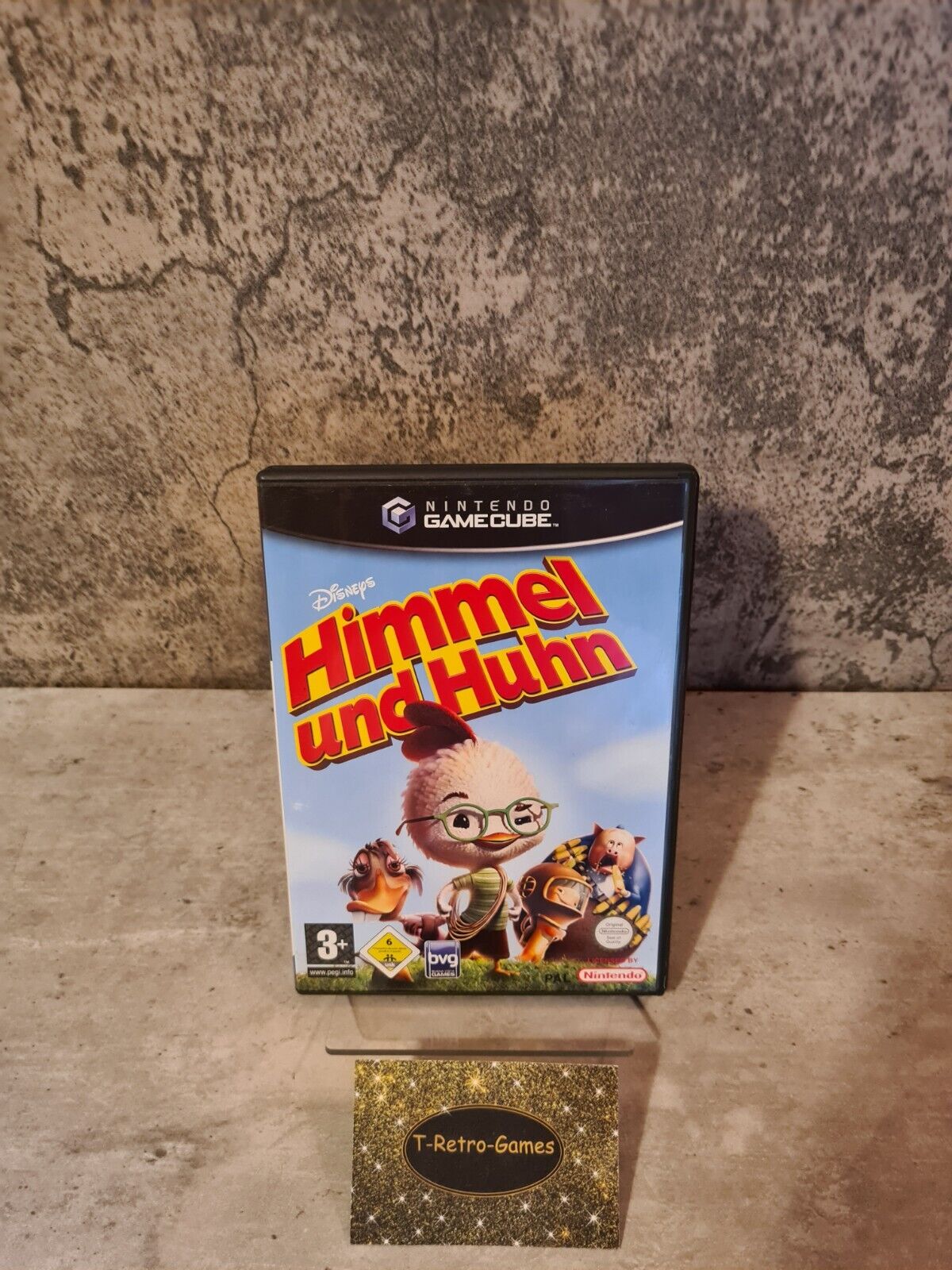 Nintendo GameCube Disney's Himmel und Huhn mit OVP und Anleitung NOE - T-Retro-Games 