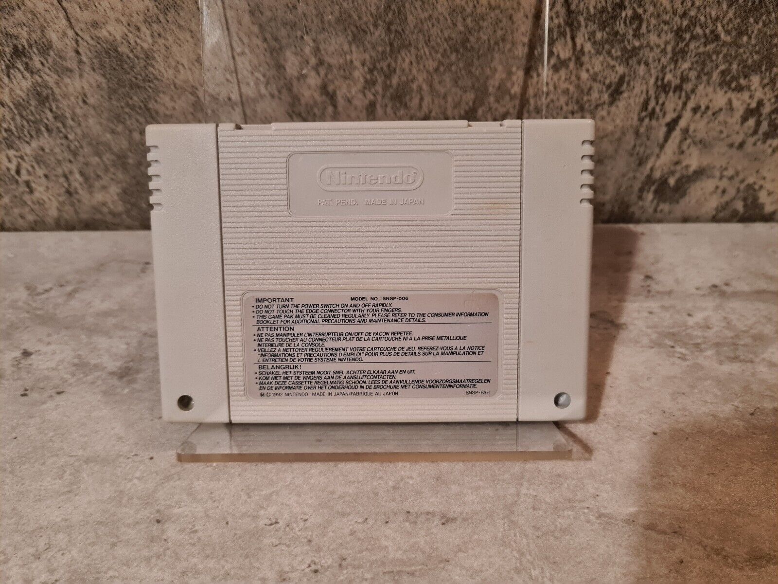 SNES Super Nintendo Last Action Hero Modul FAH - T-Retro-Games 
