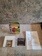 Nintendo Gameboy Classic Golf mit OVP und Anleitung NOE - T-Retro-Games 