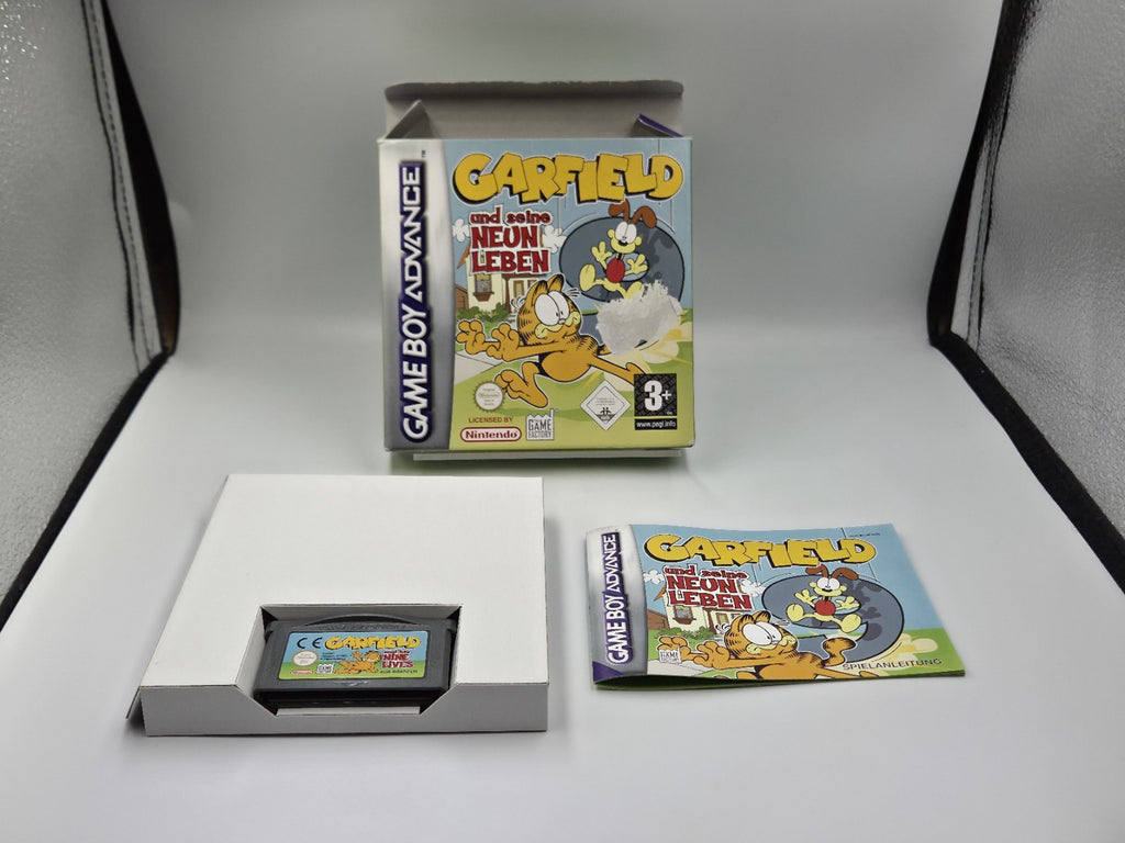 Game Boy Advance Spiel Garfield und seine neun Leben mit OVP und Anleitung NOE
