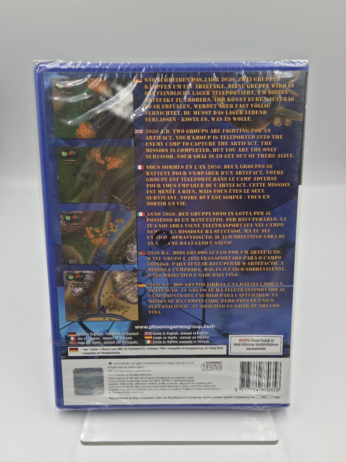 PS2 Playstation 2 Spiel Search & Destroy Sealed Neu New Multi Language
