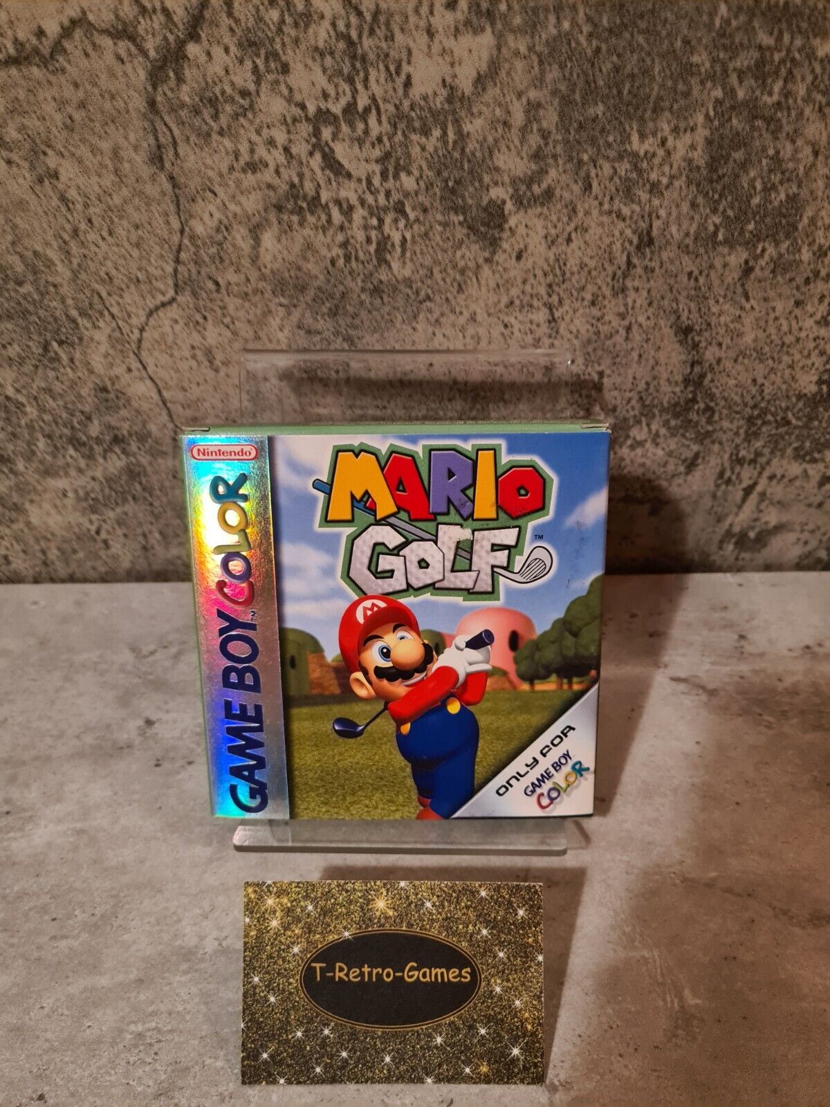 Nintendo Gameboy Color Mario Golf mit OVP und Anleitung EUR - T-Retro-Games 