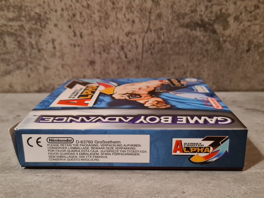 Nintendo Game Boy Advance Street Fighter Alpha 3 mit OVP und Anleitung EUR - T-Retro-Games 