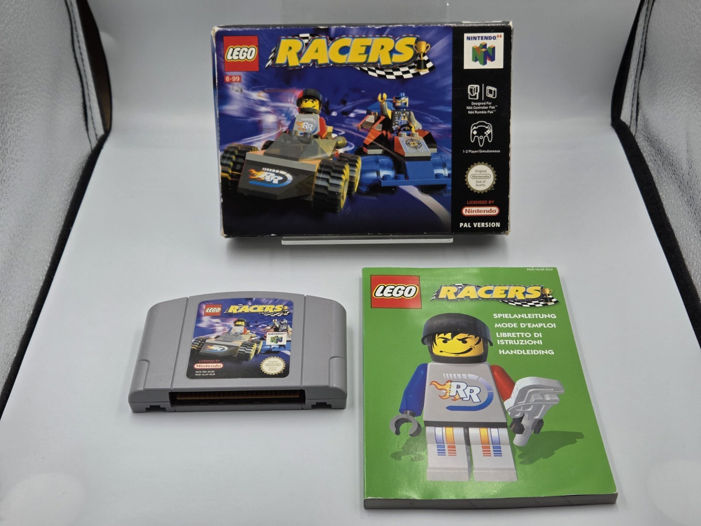 N64 Nintendo 64 Lego Racers mit OVP und Anleitung NOE