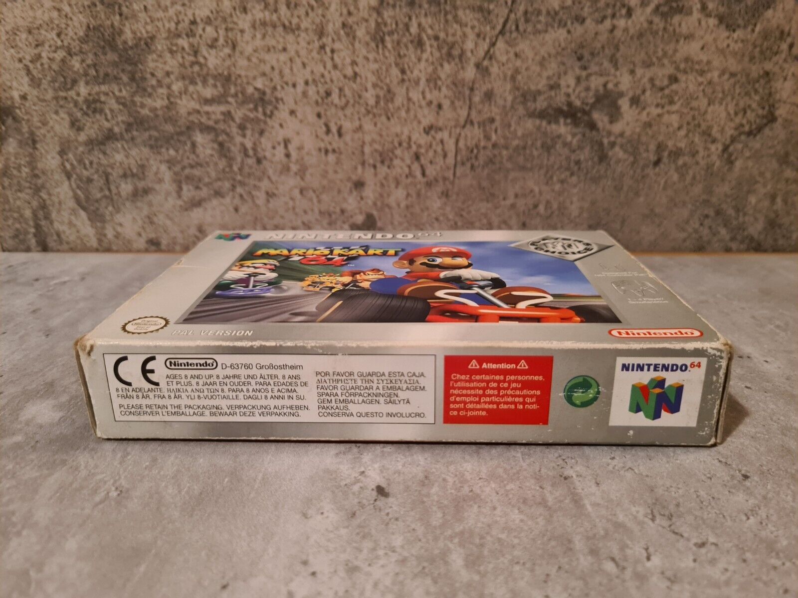 N64 Nintendo 64 Mario Kart 64 mit OVP und Anleitung EUR - T-Retro-Games 