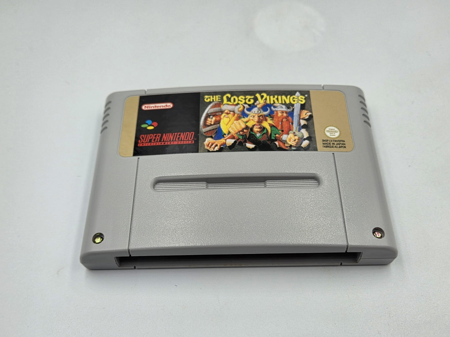 SNES Super Nintendo The Lost Vikings mit OVP und Anleitung FAH/SFRA