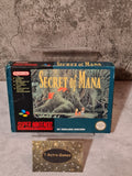 SNES Super Nintendo Secret of Mana mit OVP und Anleitung HOL Small Box - T-Retro-Games 